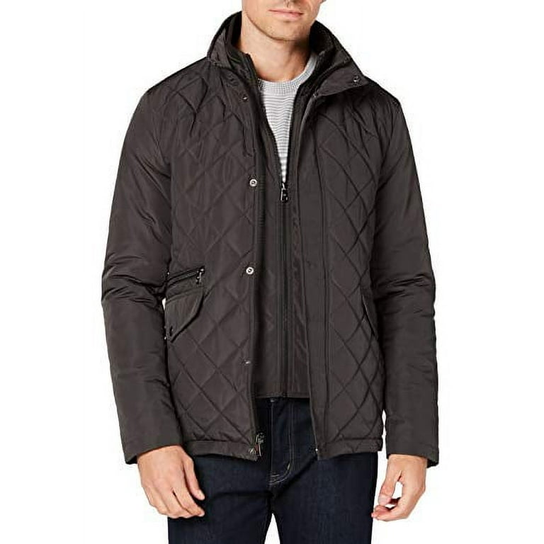 Calvin klein quilted coat new arrivals