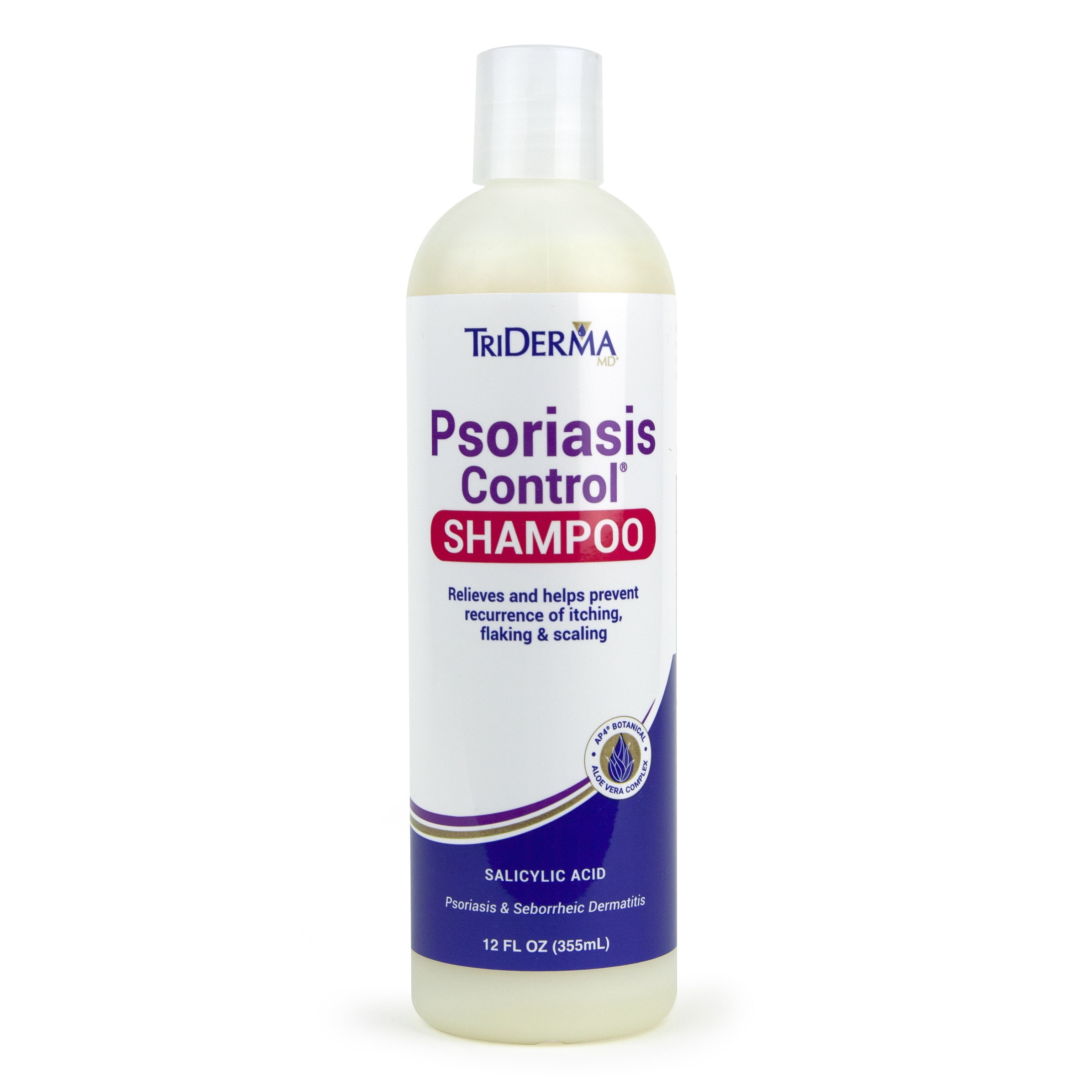 Compulsion desinfektionsmiddel blande TriDerma MD Psoriasis Control Shampoo with Salicylic Acid Relieves and  Helps Prevent Dry, Itchy Scalp, Flaking and Scaling from Scalp Psoriasis  and Seborrheic Dermatitis, Fresh Scent Hair Care 12 oz - Walmart.com