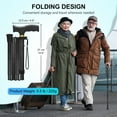 thumbnail image 3 of SupreGear Folding Collapsible Cane with T Handle, Lightweight Height Adjustable Walking Stick for Adults and Seniors, 3 of 7