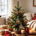 thumbnail image 6 of Flat Acrylic Winter Woodland Christmas Ornament, Snow Forest House Hanging Decor, Holiday Keepsake Pendant for Christmas Tree and Wreath Display, 6 of 6