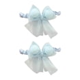 thumbnail image 2 of Productos para el cuidado del cabello, 2 lazos para el cabello para niñas pequeñas, lazos para el cabello con lazos para niñas pequeñas, lazos de pelo coloridos para bebés, adecuados para la cabeza de, 2 of 4