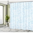 thumbnail image 4 of Ambesonne Botanic Shower Curtain, Vintage Floral Pattern Art, 69"Wx75"L, Pale Blue, 4 of 4