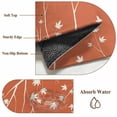 thumbnail image 2 of Fall Botanical Round Rug 8ft Washable Circle Rugs Non Slip Orange Autumn Maple Leaf Farmhouse Large Area Rug Indoor Floor Carpet for Bedroom Kitchen Living Room Home Office Dining Room Nursery, 2 of 8