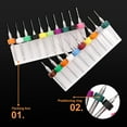 thumbnail image 3 of Carbide Micro Drill Bits Set, Tungsten Steel PCB Hand Drill Bits Kit, Small Hand Drill Bit Kit, DIY Jewelry Making Craft Drill Bits Set, 3 of 9
