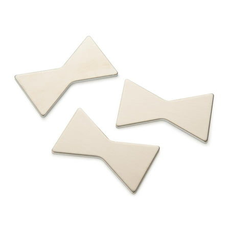 Woodriver Aluminum Bowtie Inlays - Small 3 Pack
