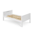 thumbnail image 5 of Camaflexi Twin Size Platform Bed with Twin Trundle - Panel Headboard - White Finish, 5 of 5