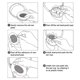 thumbnail image 2 of 1 Par Almohadillas para Los Oídos Cojín Orejeras G633 G933 (tela Malla), 2 of 9