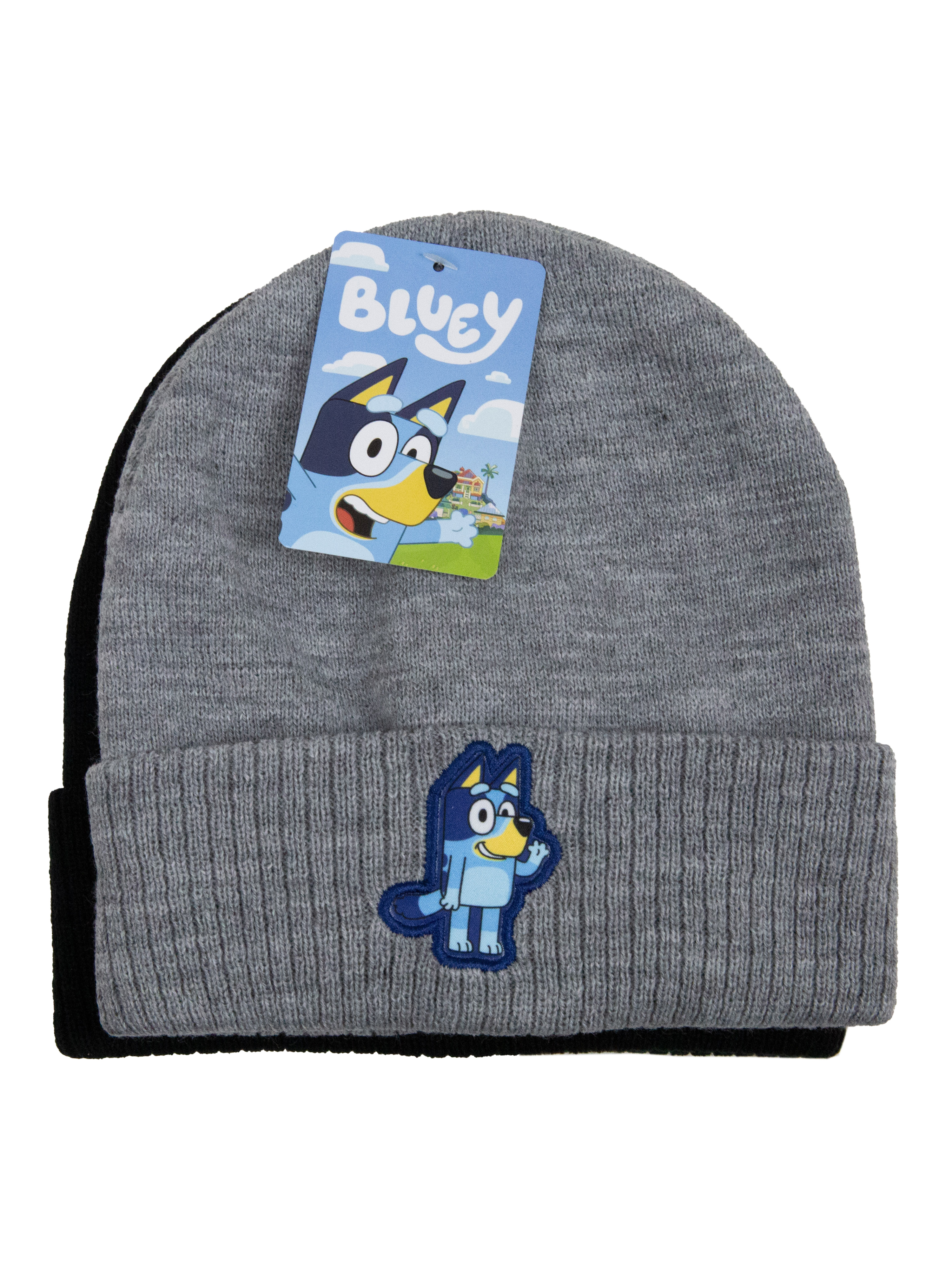 Men's Bluey 2-Pack Beanie Style Hat Set, One Size