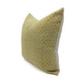 thumbnail image 2 of Fabdivine Thick Linen Hand Block Print Vintage Throw Cushion Cover , 26"X26", Yellow, 2 of 5