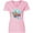 AD-Pink, variant on Inktastic Pompano Beach, Florida Swimming Sea Turtle with Bubbles Women's V-Neck T-Shirt