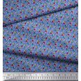 thumbnail image 3 of Soimoi Polyester Crepe Fabric Scientific Lab Equipments Education Theme Print Fabric by The Yard 42 Inch Wide, 3 of 3