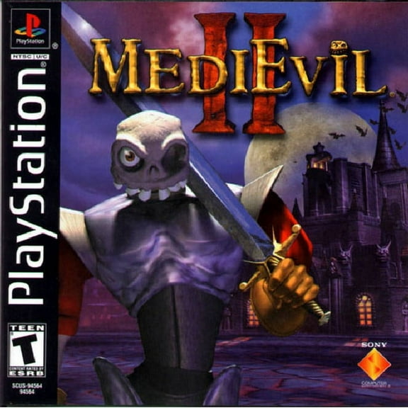 Restored Medievil II (Sony PlayStation 1, 2000) Fighting Game (Refurbished)