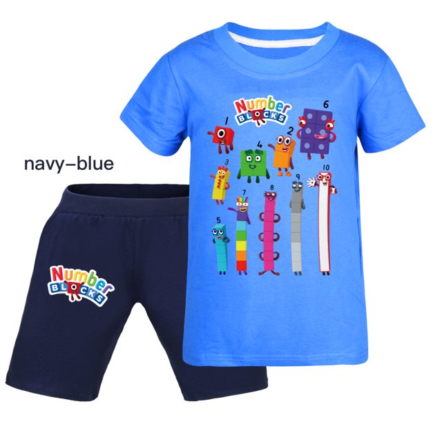 Boys And Girls Children's Short Sleeve Shorts Suit