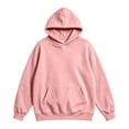 thumbnail image 3 of HAJWOH Men's Pullover Hoodie with Dropped Shoulder Sweatshirt Classic Loose Pullover Sweatshirts with Pocket, 3 of 5