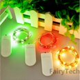 thumbnail image 3 of Paquete de 10 luces LED de hadas a pilas, luces de cadena con diseño de luciérnaga y luna estrellada, ideales para bodas, fiestas, dormitorios, patios y Navidad., 3 of 4
