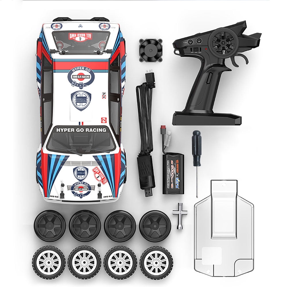 MJX 14302  Hyper Go RC Car 4WD Off-road Racing Cars 55KM/H 2.4G High Speed Drift Brushless Remote Control Toy