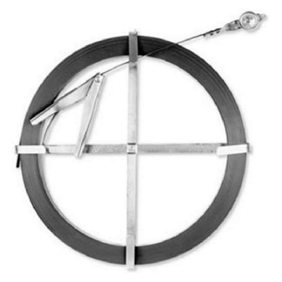 50250 Flat Sewer Rod , Gray 1/2" x 25'