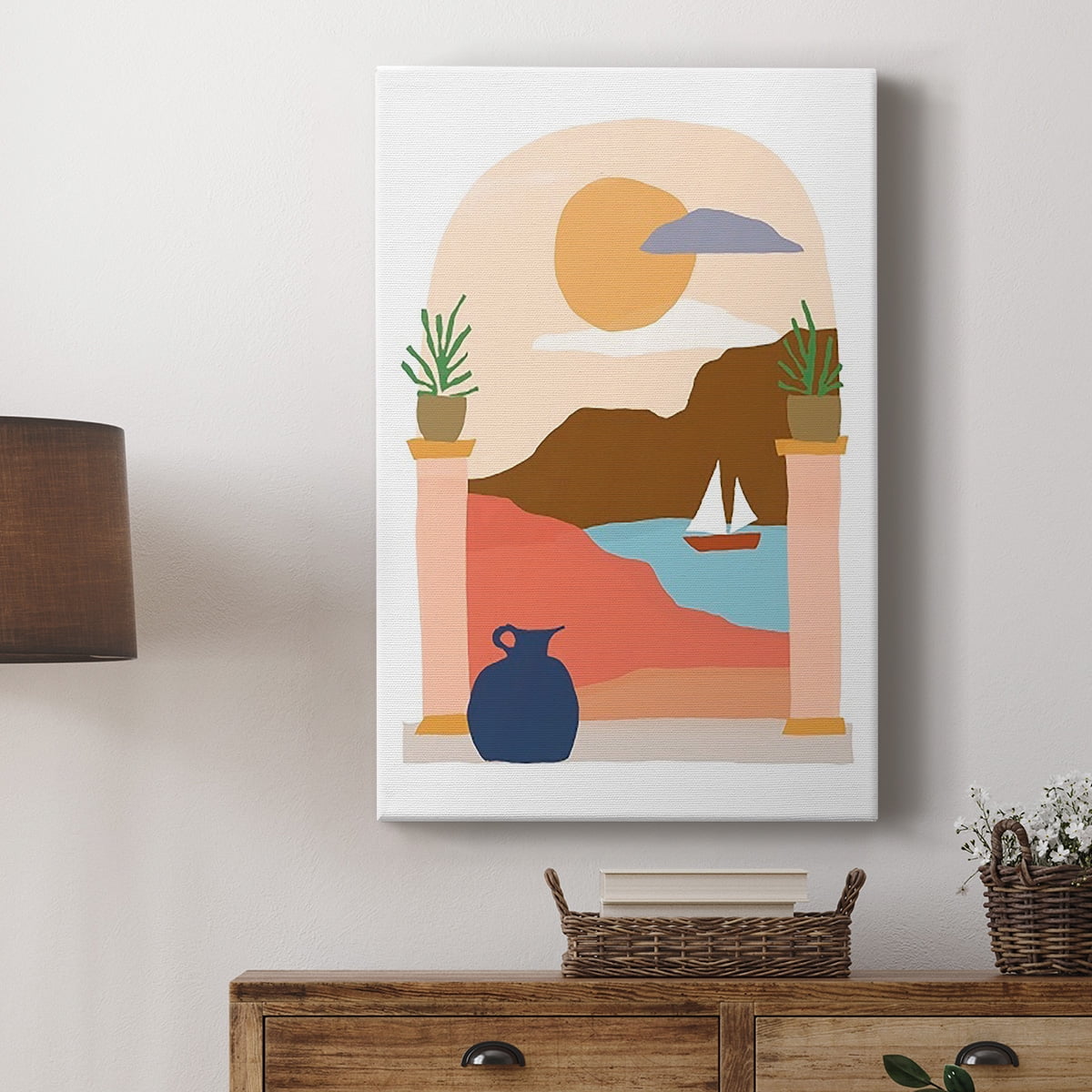 Paper Scene III Premium Gallery Wrapped Canvas - Ready to Hang