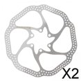 thumbnail image 1 of 2x Rotor de Freno de Disco de Bicicleta con 6 Pernos para Accesorios de Ciclismo de Repuesto de Freno 2 piezas, 1 of 8