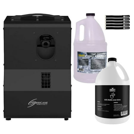 Chauvet DJ Hurricane Bubble Haze LT Multi-Purpose Atmospheric Haze & Bubble Machine with Fluid Package