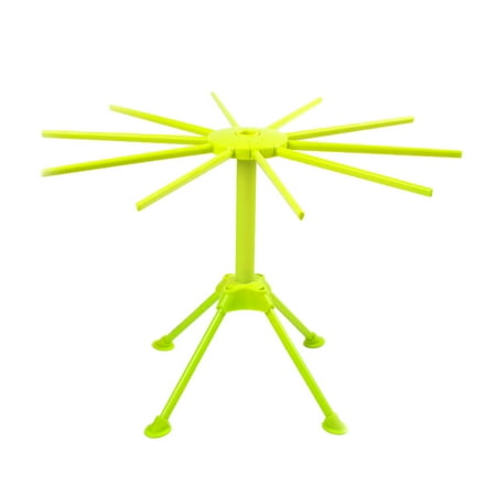 

BESTONZON Collapsible Household Noodle Dryer Rack Hanging 10 Bar Handles Drying Rack (Green) - Packaged in English