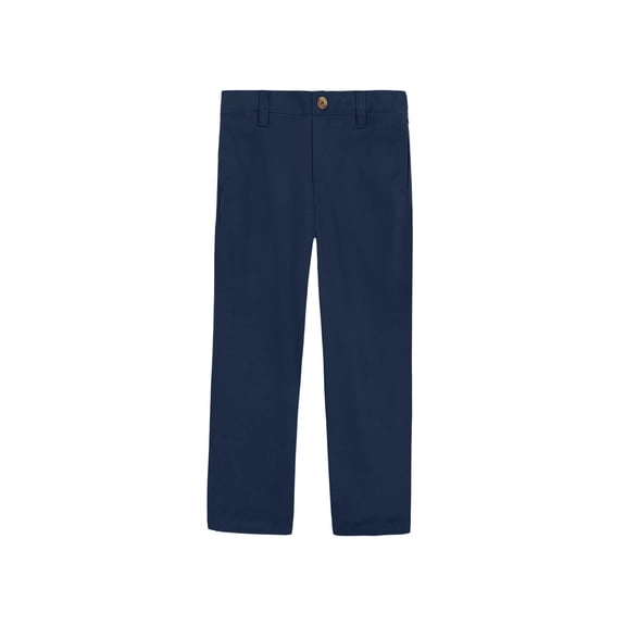 Wonder Nation Boys School Uniform Flat Front Pants, Sizes 4-18 & Husky
