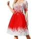 thumbnail image 2 of Vestido de manga corta con copos de nieve para vacaciones, vestidos de noche de lujo para mujer , vestidos para eventos especiales., 2 of 7