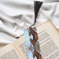 thumbnail image 6 of Kdxio Christmas Horse Print Metal Tassel Bookmarks,Perfect Gift for Art Lovers and Bookworms Metal Bookmarks for Women, 6 of 8