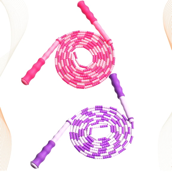 Milisten 2Pcs Skipping Rope Assorted Color Exercise Jump Ropes for Workout Fitness