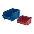 Stalwart WallMounted Garage Storage Bins (Red/Blue