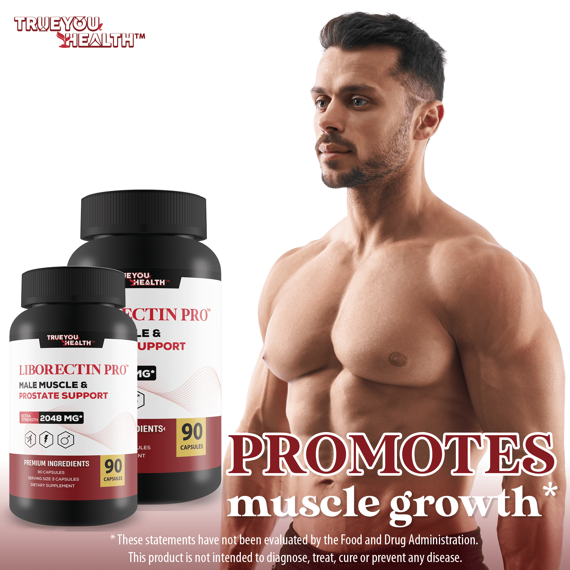 Liborectin Pro - Prostate Support - Promote Healthy Prostate Function with Vitamin D, Zinc, Green Tea - Powerful 20+ Ingredient Prostate Formula for Prostate Health & Additional Health Benefits