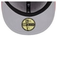 thumbnail image 5 of Men's New Era Red Detroit Red Wings Oversized Vintage Arch 59Fifty Fitted Hat, 5 of 5