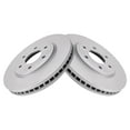 thumbnail image 2 of TRQ Front Brake Rotors Set Vented Premium G-Coated Fits Select 2005-2019 Nissan Frontier 2009-2012 Suzuki Equator, 2 of 6