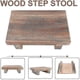 thumbnail image 3 of Ergonomic wooden stool for adults comfortable for daily use, 3 of 5
