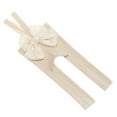 thumbnail image 3 of Baby Girl Tights High Waist Suspender Pantyhose with Bow Cute Leggings Fall Winter Clothes, 3 of 7