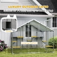 thumbnail image 4 of PawHut Catio Outdoor Cat Enclosure, 95" Extra Large Walk-in Cat House with Waterproof Cover, 2 Resting Boxes, 7 Jumping Platforms, for 5 Kittens, 4 of 10