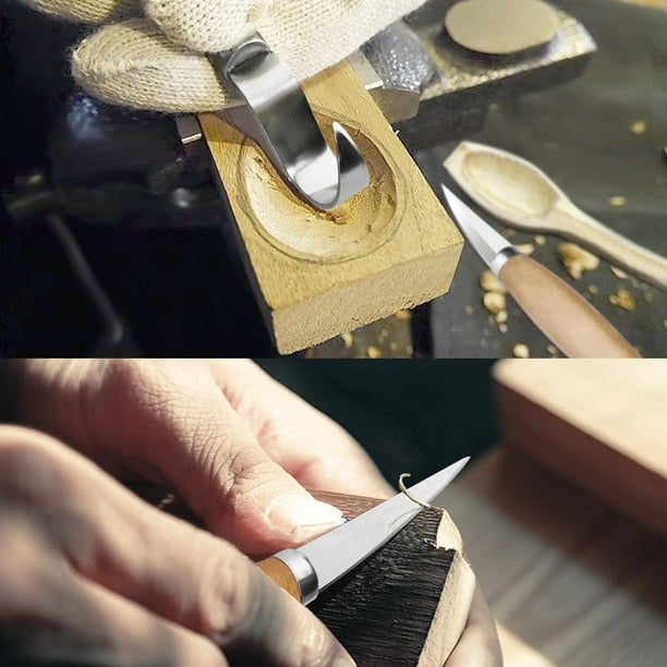 Wood Spoon Carving Knives Set Spoon Making Tools Kit Whittling