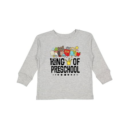 

Inktastic Pre K Class King of Preschool Gift Toddler Boy Girl Long Sleeve T-Shirt