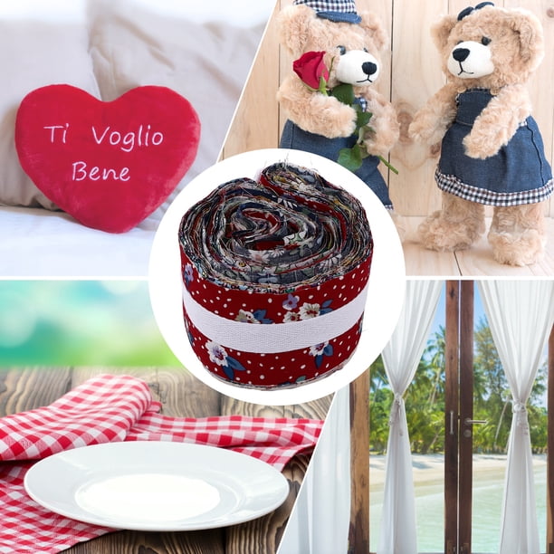 Rollo De Gelatina, Fácil Operación Tela Para Acolchar De Colores Ricos Muy Duradera Para Bricolaje Para Ropa Para Mantel