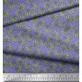 thumbnail image 2 of Soimoi Polyester Crepe Fabric Chestnut Leaves Print Sewing Fabric Yard 42 Inch Wide, 2 of 3