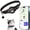 Black W, variant on otnbgsr GPS waterproof collar cat tracker, compatible with Apple and Android Find My without monthly fees, is an ideal choice for small to cats with advanced tracking solutions and smart collars