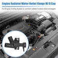 thumbnail image 3 of No.25329-B2100 Cuello de llenado del radiador del motor sin tapa para Kia Soul 2.0L L4 2014-2019 Brida de tubería de agua del cuello de llenado del refrigerante del radiador superior de plástico, 3 of 6