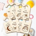 thumbnail image 4 of 10PCS Baby Closet Dividers 8pcs Wooden Baby Closet Size Divider Organizer Hanger Clothing Dividers DIY, 4 of 6