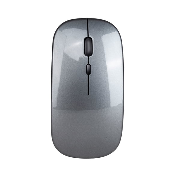 New Three-Key Wireless Mouse 2.4G Mute Notebook Desktop Office Mouse Gray