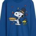 thumbnail image 3 of Peanuts - Thanksgiving Scene - Men's Long Sleeve T-Shirt, 3 of 6