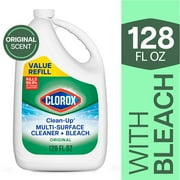 Clorox Clean-Up All Purpose Cleaner Refill w/Bleach, Original, 128 fl oz