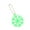 Grass green, variant on Snowflake Reflective Warning Pendant Handbag Charm Keychain Kids Safety Reflector Pendants for Walking Running Cycling