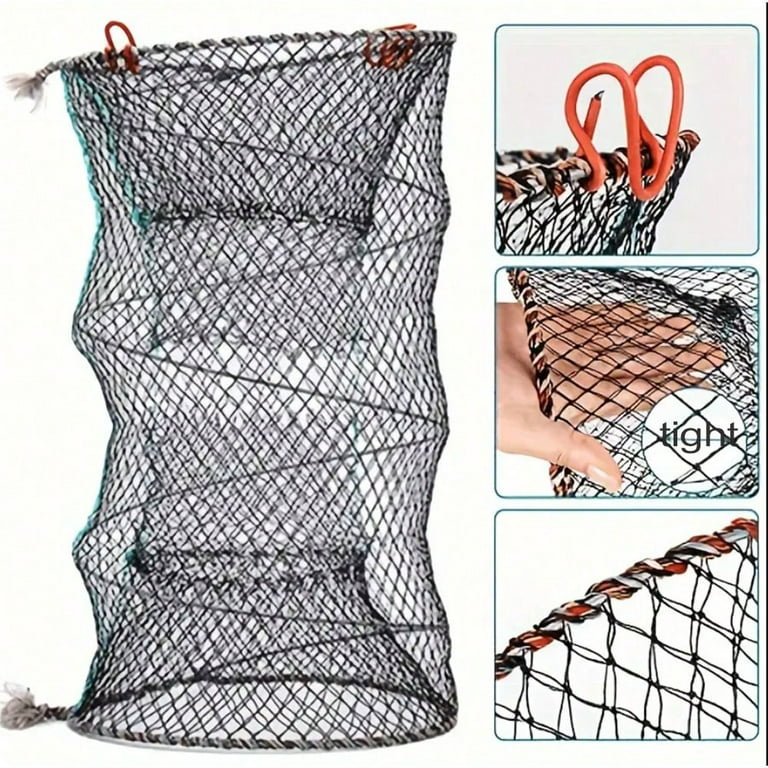 Fish Trap Fishing Traps Portable Folded Fishing Net Shrimp Lobster Crayfish Crab Fish Tank Net