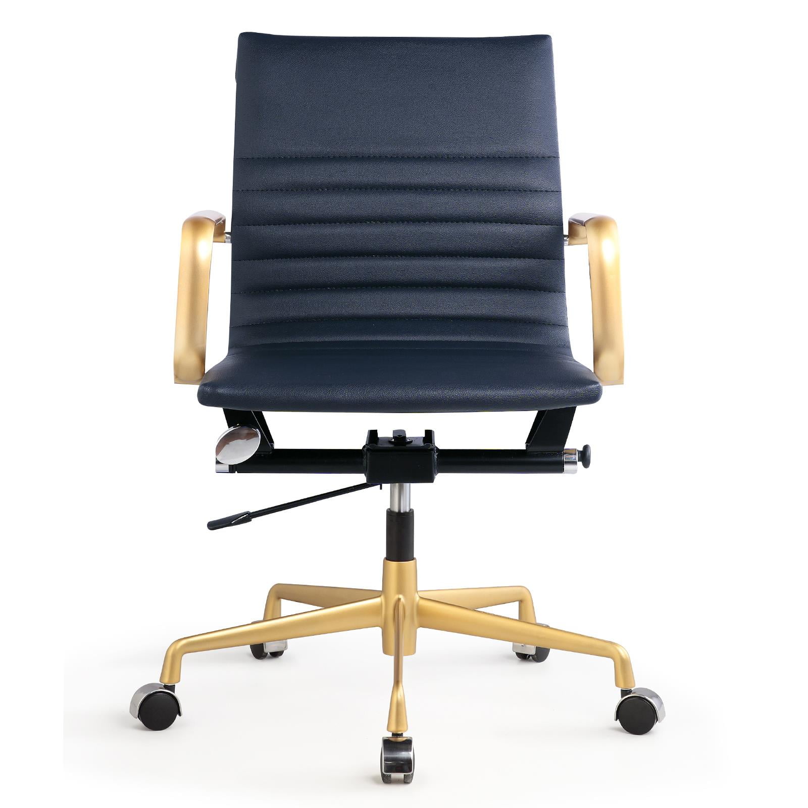 Meelano M348 Office Chair In Gold And, Navy Desk Chair Color