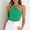 Green, variant on Women's Tanks Casual Solid Color Vest with Thread Straps for Everyday Wear Modern Top for Women Black L